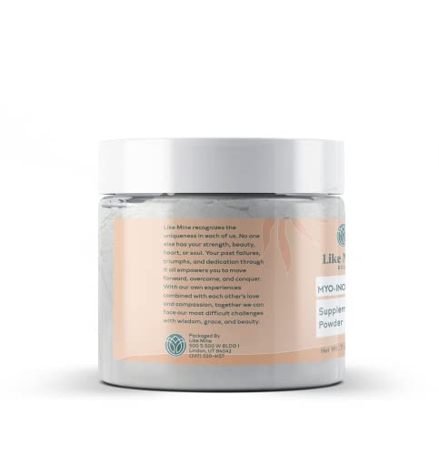 Like Mine Myo-Inositol (7 oz) Vitamin B8, Pure Single Ingredient with No Fillers, Additives Like Mine