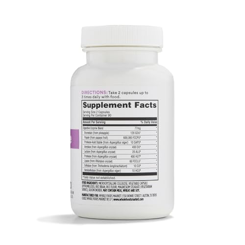 365 by Whole Foods Market, Wholezyme, 180 Count 365 by Whole Foods Market