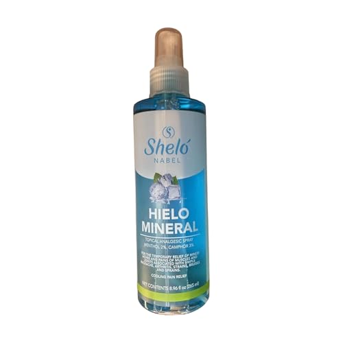 Hielo Mineral Spray Topical Analgesic Menthol Camphor Muscle Relieve Shelo Nabel Sheló NABEL