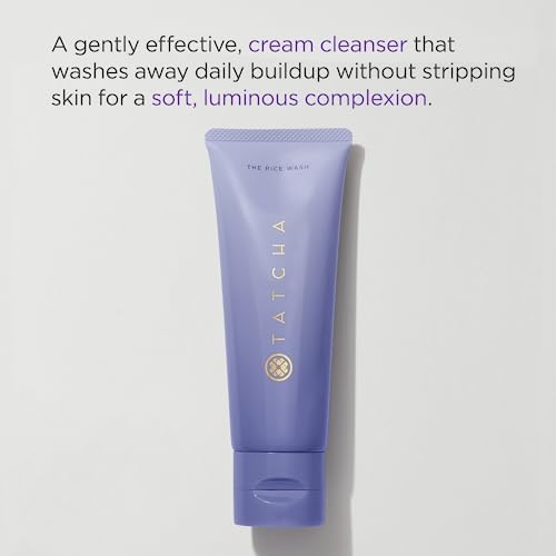 TATCHA The Rice Wash | Soft Cream Facial Cleanser Washes Away Buildup Without Stripping Skin For A Soft, Luminous Complexion | 4 oz TATCHA