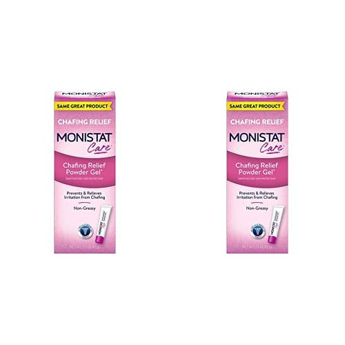 MONISTAT Chafing Relief Powder Gel 1.5 oz (Pack of 2) Monistat