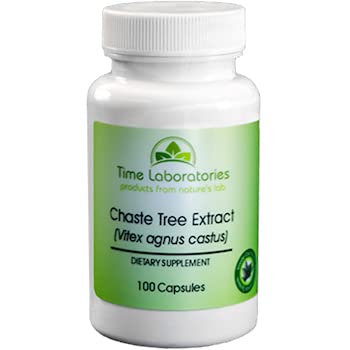 Time Laboratories Chaste Tree (Vitex Agnus castus) Extract Capsules (100) Time Laboratories