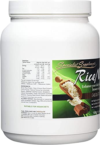 Specialist Supplements RiceNourish Chocolate Flavour Protein Powder 500g Specialist Supplements