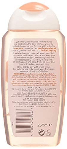 Femfresh 250ml Intimate Hygiene Daily Intimate Wash3 Pack Deal Femfresh