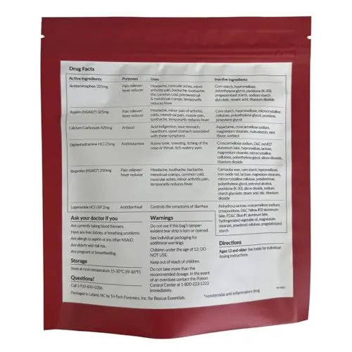 MEDICATIONS Unit DOSE Pack by RESCUE ESSENTIALS Rescue Essentials