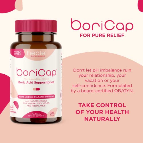 BoriCap 30 and UroQuel 30 Bundle for Vaginal pH and Overactive Bladder BoriCap