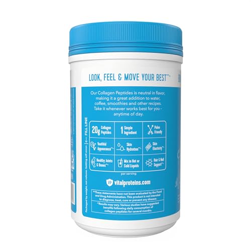 Vital Proteins Collagen Peptides Powder, Promotes Hair, Nail, Skin, Bone and Joint Health Vital Proteins