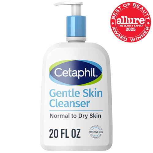 Cetaphil Face Wash, Hydrating Gentle Skin Cleanser for Dry to Normal Sensitive Skin, 20 oz Cetaphil