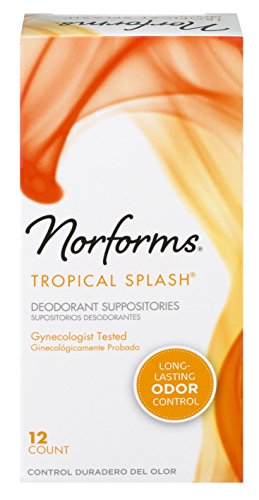Norforms Suppositories Tropical Splash 12 Count (Pack of 3) Norforms