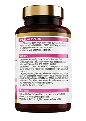 Marine Collagen Complex – 120 Hydrolyzed Fish Collagen Capsules – Enriched with Vitamin C Royal Oak Health