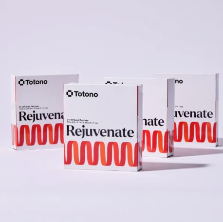 Totono Infrared Therapy Patches – 24 Far‑Infrared Bioceramic Patches (24 Pack) – Drug-Free, Portable, Essential Oil‑Infused for Muscles & Joints Totono