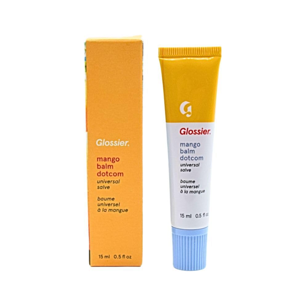 Glossier Balm Dotcom Lip Balm and Skin Salve - Mango - Sheer Peach Rose Glossier