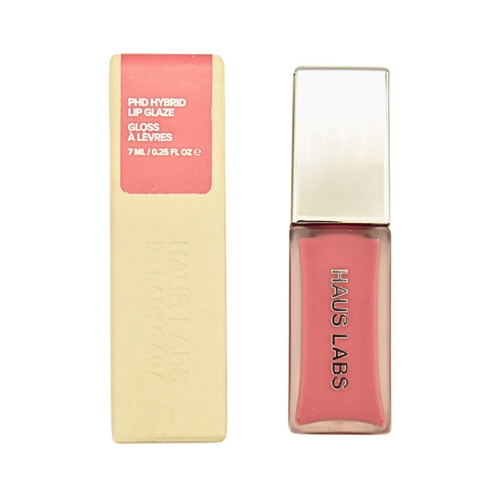 Haus Labs PhD Hybrid Lip Glaze Plumping Gloss - Macaron - Cool Pink Haus Laboratories