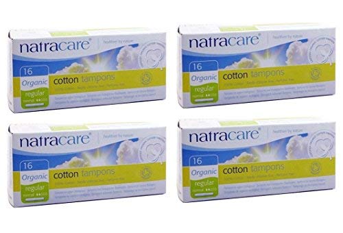 Natracare Tampons Reg With Applictr 16 ct ( 4 Pack) NATRACARE