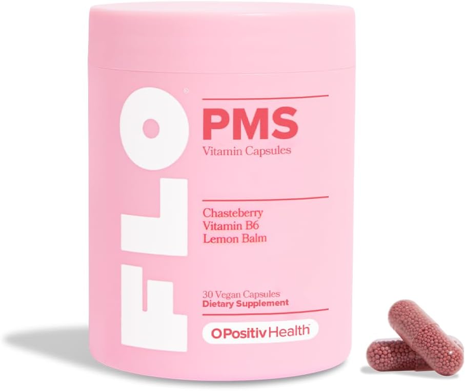 FLO PMS Gummies for Women, 30 Servings (Pack of 1) - Proactive PMS Relief O Positiv Store