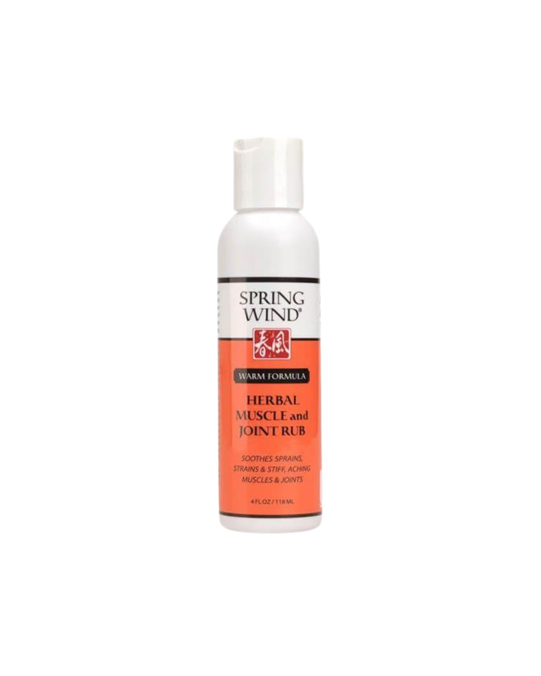 Spring Wind Herbal Muscle and Joint Rub (Warm Version) - Soothes Sprains, Strains, and Stiff, Aching Muscles and Joints Spring Wind