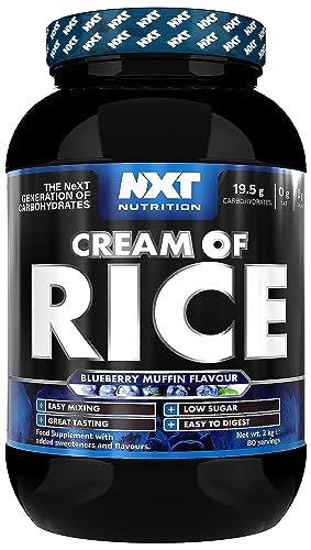 NXT Nutrition Cream of Rice 2kg - 80 Servings (Blueberry Muffin) NXT Nutrition