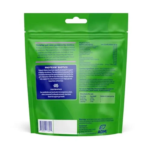 Protexin Daily Care Gut+ Mobility | 60 Dog Chews, Chicken and Bacon Flavor Dog Supplement | Probiotics for Dogs, Dog Postbiotics Protexin