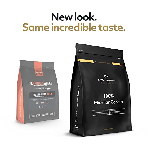 Protein Works 100% Micellar Casein Protein Powder | Slow Release Protein Shake | Amino Acids Protein Works