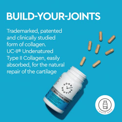 Build-Your-Joints (30 Vegetarian Capsules) - Knee Pain, Joint Pain, Pills, Treatment for Joints, Collagen,Repair GOOD ROUTINE