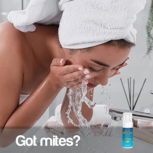 OCuSOFT Oust Demodex Foam Cleanser - Extra Strength - Foaming Cleanser for Eyelids & Eyelashes with Tea Tree Oil OCuSOFT