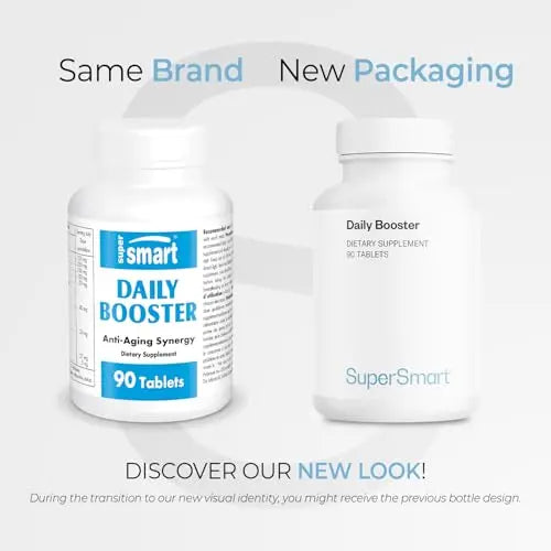Supersmart Daily Booster (Advanced Formula) - with PQQ, OPCs, Quercetin, Acetyl L-Carnitine, R-Lipoic Acid - Boost for Multivitamin Supplement Supersmart