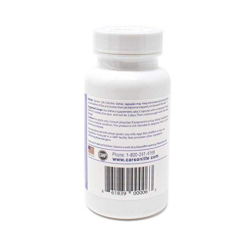 Carson Life Anti Cellulite Detox Pills Helps Prevent and Eliminate Cellulite - Supplement Carson Life