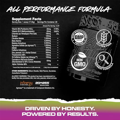 KILO LABS Pre Workout Powder | Stim Thug Preworkout for Men and Women | Hydrating KILO LABS