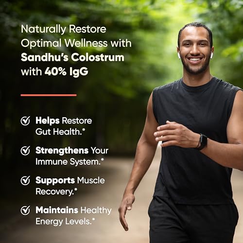 Sandhu's Pure Bovine Colostrum Powder Supplement for Humans |π°π¬% ππ΄π Highly Sandhu's