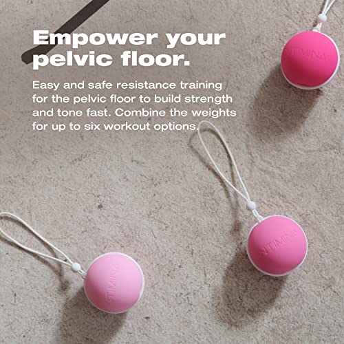 INTIMINA Laselle Weighted Exerciser Set - Women’s 3 Pelvic Floor Weights (28g, 38g, 48g) INTIMINA