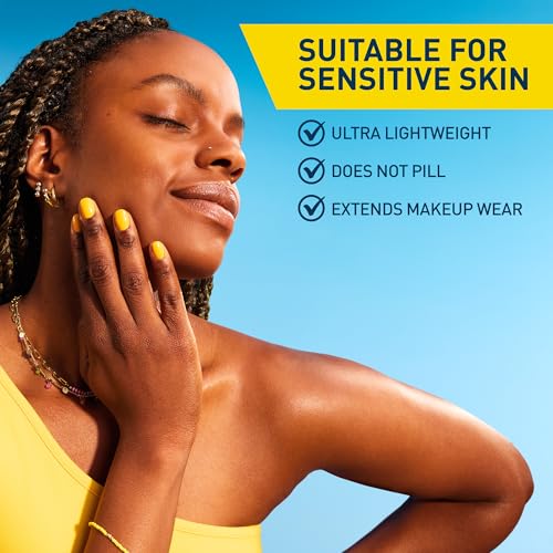 CeraVe Invisible Mineral Sunscreen SPF 50, Face Sunscreen for Sensitive Skin With Zinc Oxide & Titanium Dioxide, Vitamin E CeraVe