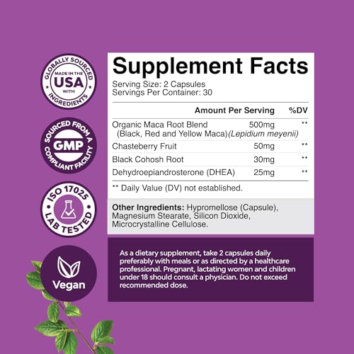 Complete Perimenopause Supplement for Women - Multibenefit Menopause Relief Natures Craft