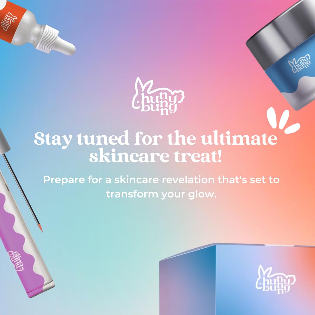 Hunny Bunny Vitamin C Serum for Face - Pure Brightening Dark Spots Sensitive Skin - Ferulic Acid, Niacinamide, L-Ascorbic Acid, Hyaluronic Acid, Vitamins B E, 1 Fl Oz Hunny Bunny