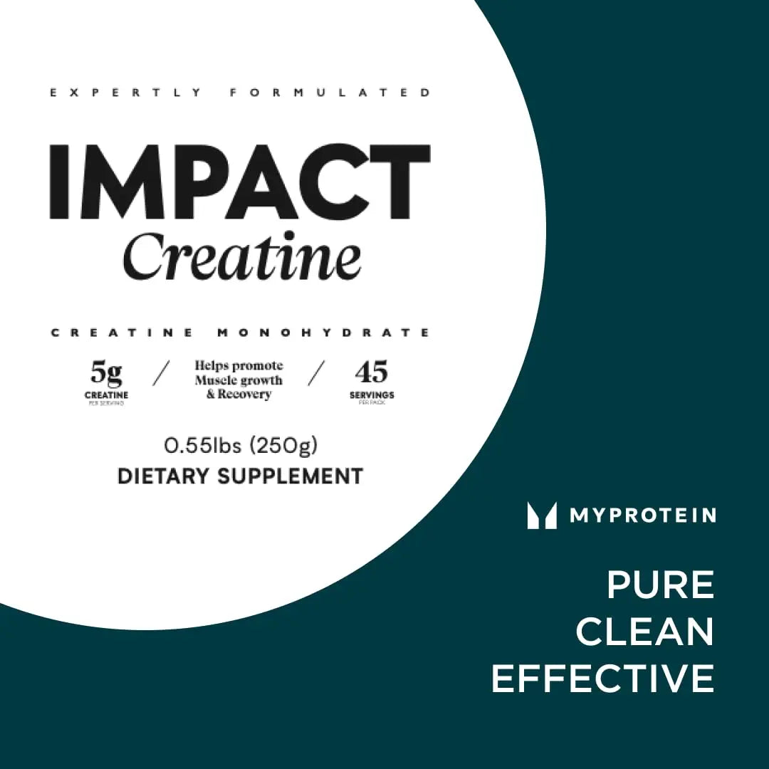 Myprotein Creatine Monohydrate Powder, 100 Servings (1.1lbs), Pure Unflavored Creatine Powder, Post/Pre Workout Supplement for All Sports & Exercises Myprotein
