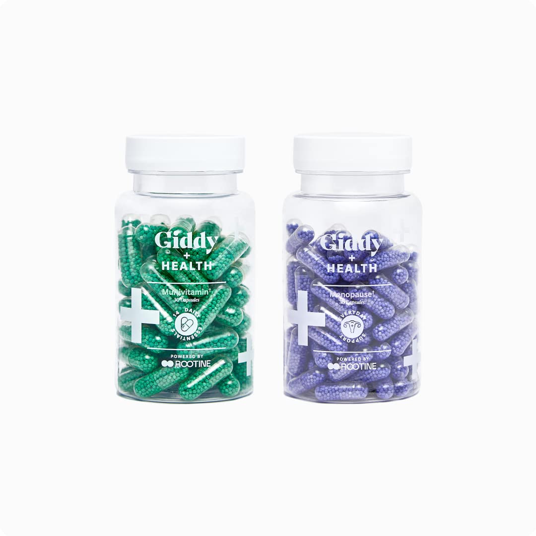 Giddy+Health Menopause Bundle | Multivitamin & Menopause Support for Women (30-Day Supply) Giddy