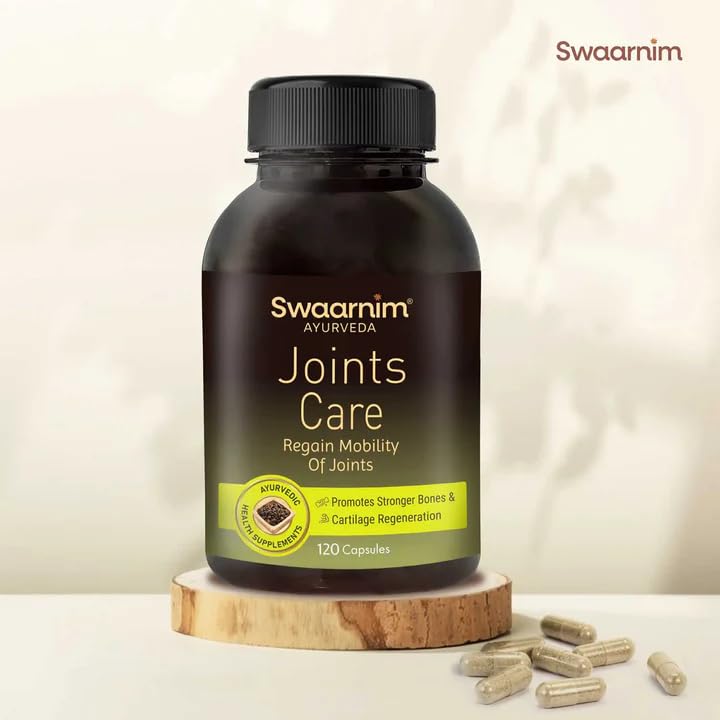Swaarnim Joints Care - Enriched with Arjuna & Natural Herbs - Joint Health Supplement 100% Natural, No Added Chemicals - 120 Capsules Swaarnim