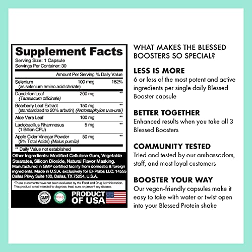 BLESSED Booster De-Bloat & Gut Fix - Daily De-Bloat & Gut Health for Belly Bloat Relief BLESSED