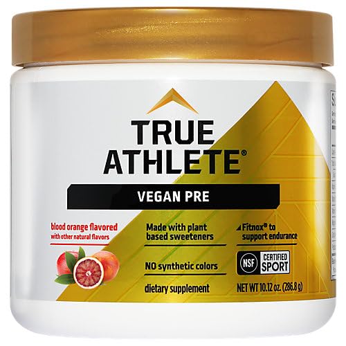 True Athlete Vegan Pre-Workout ? Blood Orange (10.12 oz./30 Servings) True Athlete
