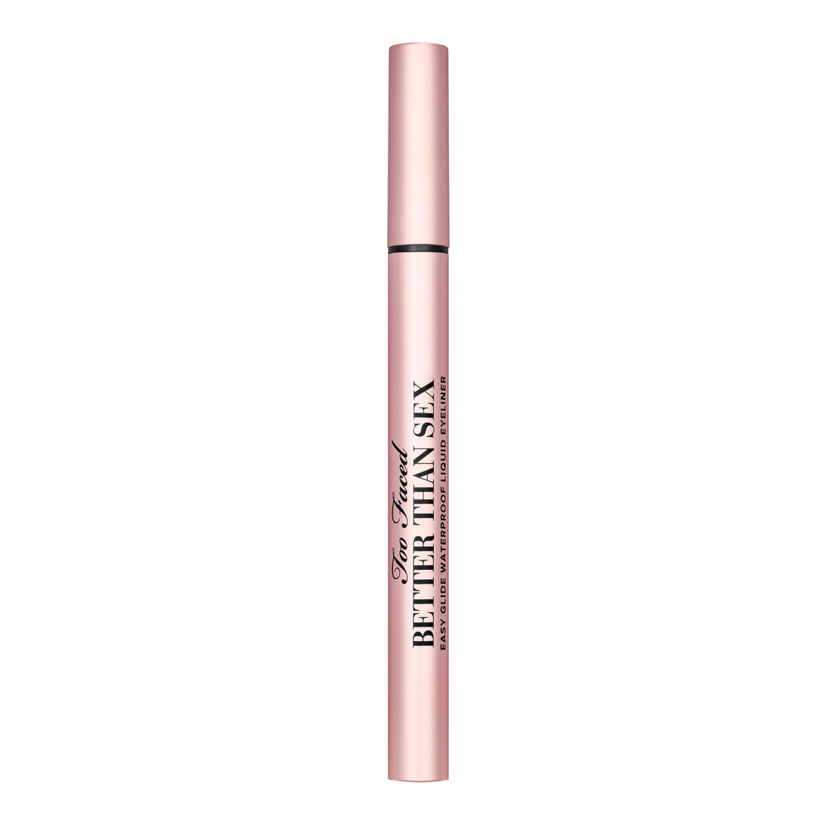 Too Faced Better Than Sex Easy Glide Liquid Eyeliner | Flake & Waterproof Liquid Eyeliner For Intense Pigment, 0.02 Fl Oz, Black Too Faced