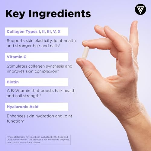 Vital Vitamins Multi Collagen Complex Plus 150 ct + Creatine Monohydrate Capsules 120 ct Gsupps Australia