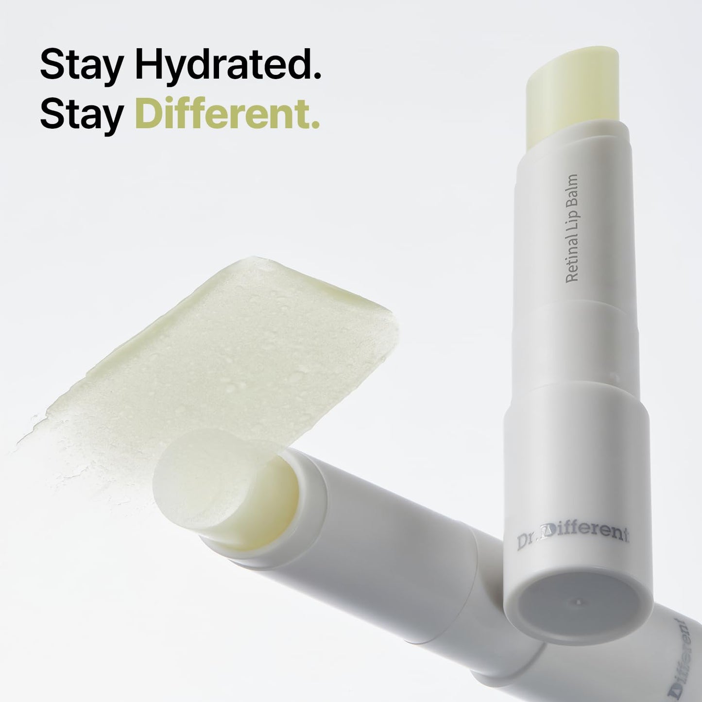 Dr.Different Retinal Lip Balm Clear, Anti-Wrinkle Lip Treatment with Deep Hydration Dr.Different