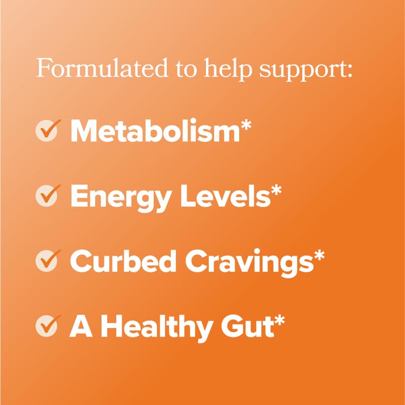 URO Metabolism + Probiotic Support Capsules – Metabolism, Gut Health & Sustained Energy – with Chromium Picolinate, Green Coffee Bean Extract O Positiv