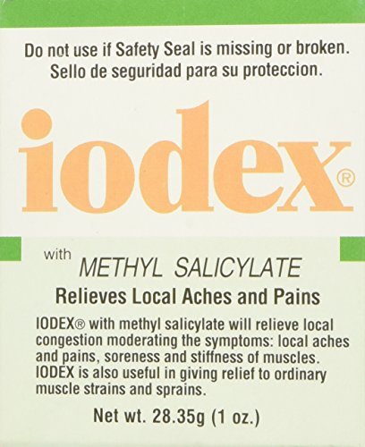 IODEX with Methyl Salicylate 1 OZ - (Pack of 2) IODEX