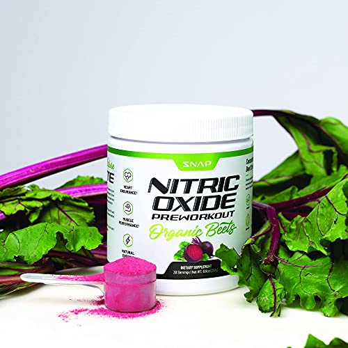 Snap Supplements Pre-Workout Beets + Nitric Oxide Booster (2 Products) Snap Supplements