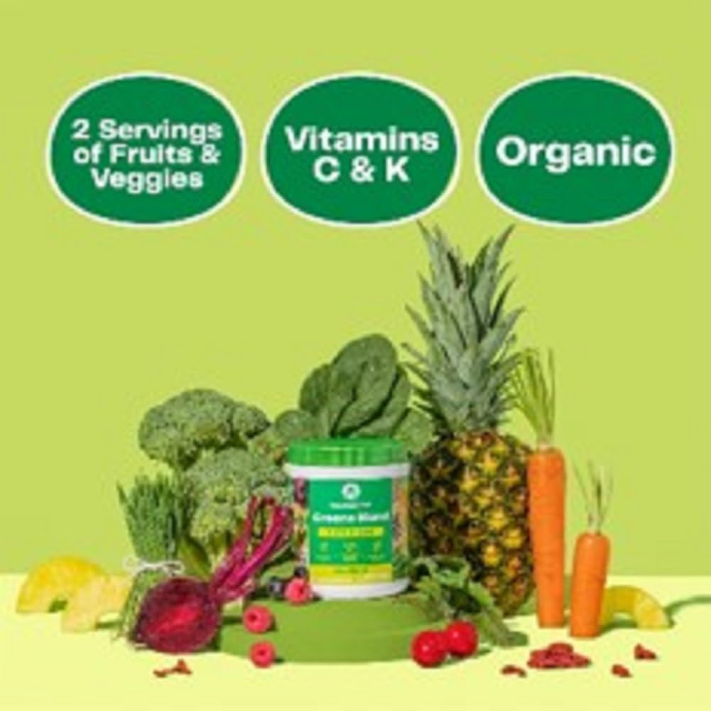Amazing Grass Greens Blend Superfood: Super Greens Powder Smoothie Mix for Boost Energy, 60 Servings & Nature Fuel Power Beets Powder, Beet Root Powder, Support Natural Energy, 60 Servings Healthy Delights