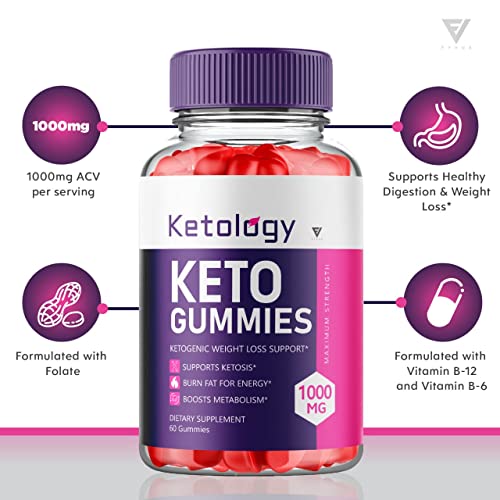 Ketology Keto ACV Gummies Advanced Weight Loss Ketosis Supplement, Ketology Keto Fyvus