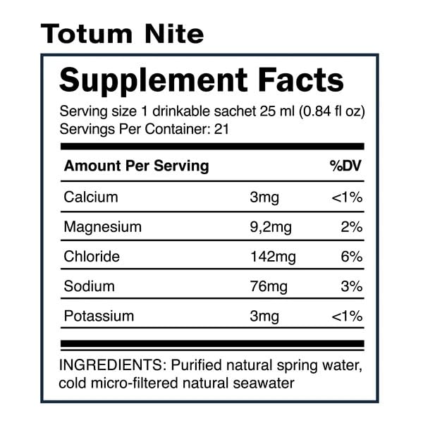 Quicksilver Scientific Totum Nite (21-25mL drinkable Sachets) Quicksilver Scientific