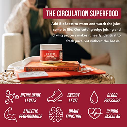 BioBeet Max Strength Beet Root Juice Powder – 20:1 Concentrate, Each Serving Derived Triquetra Health