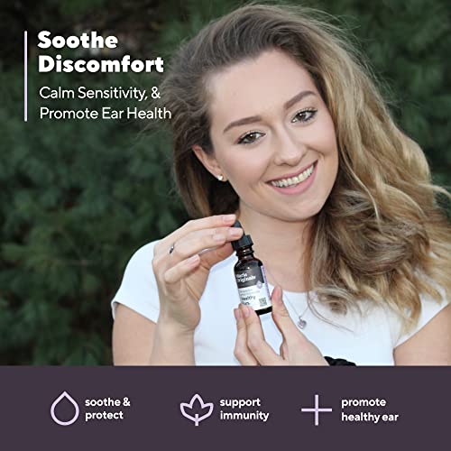 Organic Ear Oil for Earache Irritation, All Natural Eardrops for Infection Marie Originals