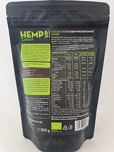 Canah Hemp Up Organic Protein Shake Powder – Muscle gain & Boost up Immune System, HEMP UP!Buy Supplements Australia